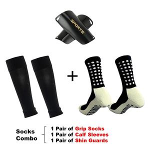 KTS304 OEM Custom Logo Silicone spesso asciugamano squadra calzini da calcio per gli uomini delle donne sport aderenza calzini maniche al polpaccio <span class=keywords><strong>parastinchi</strong></span> - Product Image 3