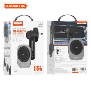 Support de téléphone magnétique pour voiture avec chargeur sans fil, design 2025, rotation à 360°, support de téléphone magnétique réglable, 15W, bien adapté - Product Image 2