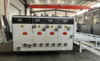 Nouvelle machine à rainurer semi-automatique d'impression de carton Maowei et boîte faisant la machine