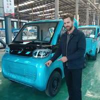 Prix d'usine Mini véhicule utilitaire électrique Quadricycle électrique Moteur 2200W Autonomie 100km Pick-up électrique à quatre roues