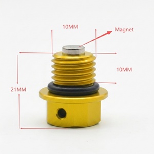 High Quality Magnetic Oil Screw Aluminum Alloy Motorcycle <b>Strong</b> Magnetic Oil Plug for Replacement - Product Image 1