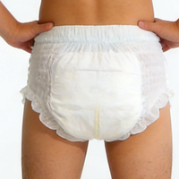 Premium Einweg-Windeln für Erwachsene AB DL mit Hoher Saugfähigkeit, Anpassbarer Dicke, Unisex, für Senioren und Häusliche Pflege, 3D-Auslaufschutz
