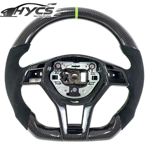 <span class=keywords><strong>Volante</strong></span> de fibra de carbono para <span class=keywords><strong>Mercedes</strong></span> Benz C E CLS <span class=keywords><strong>AMG</strong></span> CLASS W204 W205 W212 W213 W217 W218 E300 E400 SLK <span class=keywords><strong>CLK</strong></span> - Product Image 1