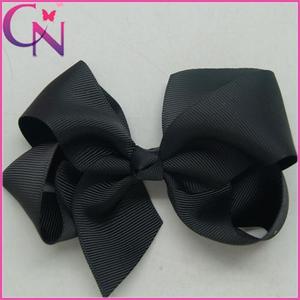 CN 4 pulgadas <span class=keywords><strong>Jojo</strong></span> Siwa lazos para el cabello pinzas para el cabello hechas a mano para niñas pequeñas cinta de grogrén pinza para el cabello - Product Image 5