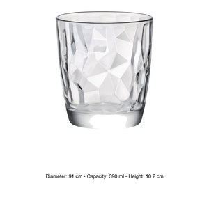 แก้วไดมอนด์ ดีโอเอฟ 39 ซล. สูง 10.2 ซม. ยี่ห้อ บอร์มิโอลี ร็อคโค - Product Image 3