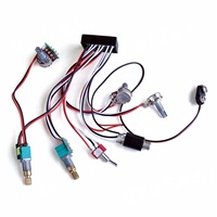 Kit électronique de basse pré-câblé 4 bandes EQ en gros EQ-B15T avec interrupteur actif/passif, contrôle de l'équilibre et prise de sortie