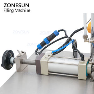 ZONESUN ZS-GTPP1H Semi-automatic Quantitative Single Head Cosmetics Eyeshadow Lip Gloss <b>Mascara</b> Mixing Heating Filling Machine - Product Image 4