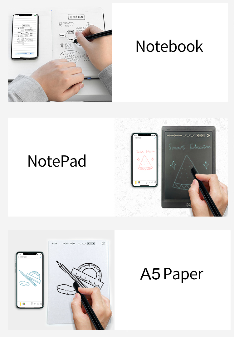 Digital Notepad Smart Writing Set, Smart Notebook With Digital Pen