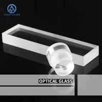 Lentille optique Laser hautement réfléchissante, verre diviseur de faisceau Cube prisme filtre optique rouge bleu filtre verre de couleur