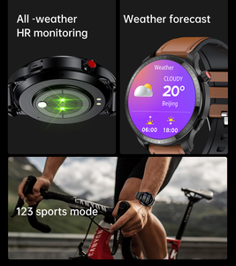 Jam tangan pintar kebugaran pria, arloji Cerdas olahraga tekanan darah Android pelacak kebugaran 2025 perangkat bisa dipakai VT52 - Product Image 3