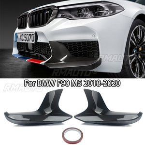 Pour BMW F90 M5 Competition 2018-2020, une paire (gauche et droite) de séparateurs latéraux de pare-chocs avant, aileron de ventilation pour feux antibrouillard M Performance - Product Image 1