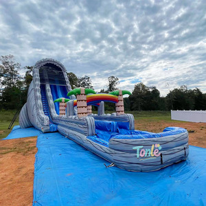 Màu sắc tuyệt vời phù hợp với thương mại trượt nước <span class=keywords><strong>Inflatable</strong></span> thể thao ngoài trời nhiệt đới duy nhất trượt nước Slide <span class=keywords><strong>Inflatable</strong></span> cho người lớn - Product Image 3