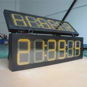 <span class=keywords><strong>4</strong></span>桁 & 6桁壁時計<span class=keywords><strong>Led</strong></span>タイマーデジタルディスプレイ屋外用<span class=keywords><strong>Led</strong></span>ディスプレイカウントダウン温度防水ダイナミック時計 - Product Image 5