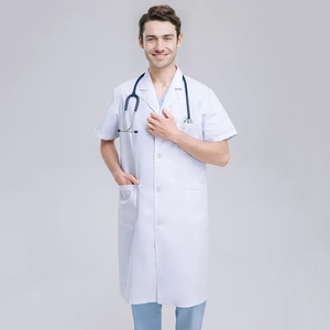 Divisa Medica Bianca per Donne, Set Uniforme Ospedaliera, Completo Infermiera, Abbigliamento Medico - Product Image 5