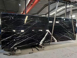 <strong>China</strong> Nero <strong>Marquina</strong> Marble Big Slabs <strong>Black</strong> Stone White Veins for Bathroom Wall Restaurant Wall Cladding Decorative Book Match - Product Image 4