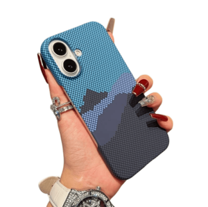 เคสแม่เหล็กสีโดปามีนตัดกันสำหรับ iPhone 17 16 15 14 13 Pro Max - ป้องกันเลนส์กล้องแบบหน้าต่างใหญ่ กันกระแทก - Product Image 1
