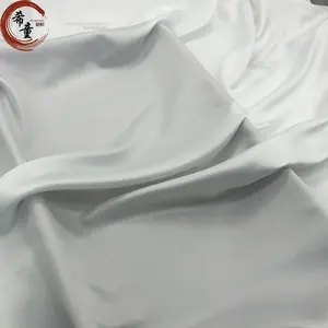 Factory Price 100%Polyester wholesale white satin fabric Woman party wear dress pajamas material high quality Satin Fabric