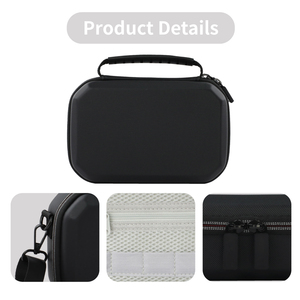 Custodia rigida personalizzabile in EVA per DJI Osmo Pocket 4, organizer portatile antiurto con tracolla e inserto in schiuma - Product Image 6