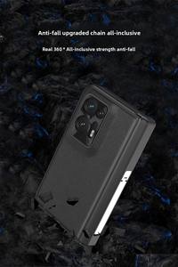 เคสโทรศัพท์หนังแบบพับได้ ดีไซน์คลาสสิกเรียบหรู คุณภาพสูง พร้อมบานพับแม่เหล็ก สำหรับรุ่น Oppo Find N2 Plus XR บรรจุกล่อง - Product Image 2