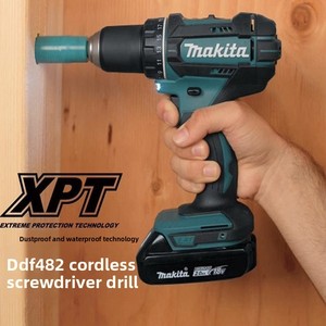 สว่านไขควงไร้สาย <span class=keywords><strong>Makita</strong></span> DDF482Z 18V ของแท้ ขายส่ง เครื่องมือไฟฟ้าระดับมืออาชีพ - Product Image 1