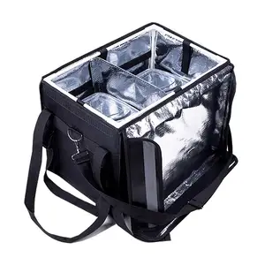 ISO BSCI工厂环保冷却器背包隔热冰冰食品递送袋女用午餐袋冷藏袋