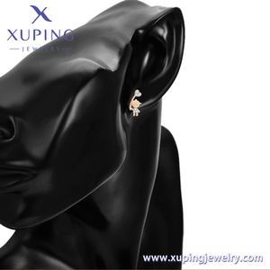 A00904544 XUPING Jewelry Nueva moda personalidad niño pequeño diseño multicolor lindo simple y elegante pendientes de tuerca para mujer - Product Image 6