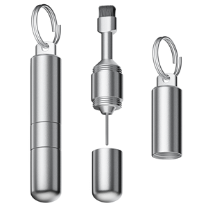 Herramienta Multifunción <span class=keywords><strong>2</strong></span> en 1 para Extraer Bandejas de Tarjetas SIM, Limpiador Portátil Diario, Llavero Portátil - Product Image 6