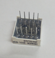 Layar LED 7 Segmen 3 Digit 0.3" Super Merah Houkem-3031-ASR