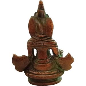 PARIJAT Artisanat Antique-Kuber Statue En Laiton Kubera Hindou Dieu de la Richesse Prospérité Idole En Métal Pur pour La Maison Indienne Temple Décor - Product Image 3