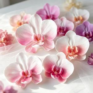 Moule en silicone pour fleurs d'orchidées papillon, <span class=keywords><strong>2</strong></span> tailles, pour décoration en résine faite à la main, moule pour bougie parfumée DIY - Product Image 4