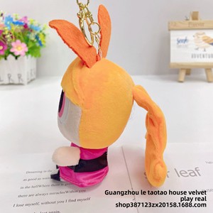 Dessin animé 4 pouces petite <span class=keywords><strong>Police</strong></span> fille en peluche porte-clés mignon princesse pendentif populaire Girly <span class=keywords><strong>coeur</strong></span> poupée sac décoration cadeau - Product Image 6