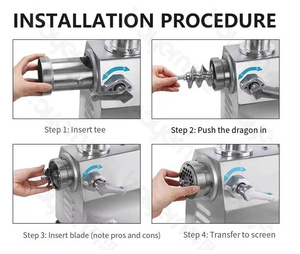 1500W High-Power32 Frozen <b>Meat</b> Grinding Machine Electric Stainless Steel 304 <b>Meat</b> <b>Grinder</b> New Condition for Home Industrial Use - Product Image 6