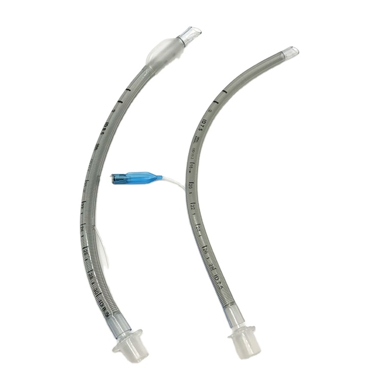 Medical Reinforced Suction Lumen Endobronchial Endotracheal Tube PVC Cuffed / Uncuffed Reinforced Endotracheal Tube