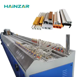 PVC UPVC Co-extrusion Window Door Frame Profile Machine Production Line With Sofe Seal Strip
