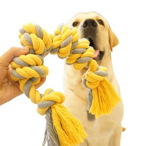 Bestselling Molar Pet çiğnemek oyuncak altı knot pamuk halat orta ve büyük köpekler için Amaz en iyi seçim diş temizleme köpek oyuncak - Product Image 1