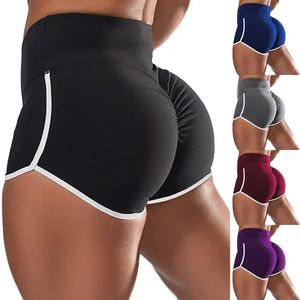 Shorts de sport pour femme, taille élastique, grande taille, fitness, exercice, sexy, course à pied, contrôle du ventre, yoga - Product Image 1