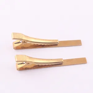 brass garment jewelry accessories mens' blank tie clip tie pins