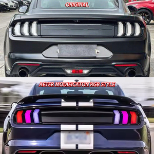 Đèn hậu lắp ráp cho xe RGB đèn hậu cho Ford Mustang 2015-2023 với đèn báo rẽ tuần tự 6th Gen Mustang phía sau đèn 15-23 - Product Image 2