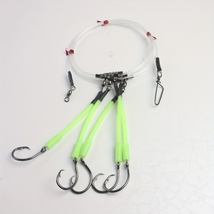 Hameçons circulaires Demon en acier à haute teneur en carbone pour la pêche en eau profonde avec manchon lumineux pour la pêche en eau salée au cabillaud et à la <span class=keywords><strong>carpe</strong></span> - Product Image 3