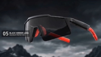 Lunettes de cyclisme intelligentes avec assistant vocal IA, chargement Type-C, microphone, lecteur de musique et fonctions d'appel téléphonique – Confortables, OEM