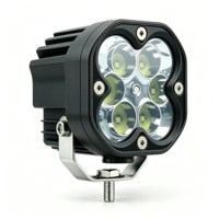 Nouvelle lampe de travail LED carrée de 3 pouces 30W, étanche IP68, 12-48V, lampe auxiliaire de conduite, tout-terrain, voiture, camion, chariot élévateur, 2160 lumens