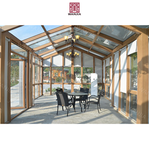 Habitación de vidrio de aluminio para invernadero, solárium, sala de Sol de aluminio, casas de vidrio para las cuatro estaciones, novedad, venta al por mayor - Product Image 3