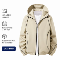 Veste coupe-vent taille EU pour homme, vente en gros d'usine, logo personnalisé, coupe-vent à capuche, manteau de randonnée extérieur, OEM en gros