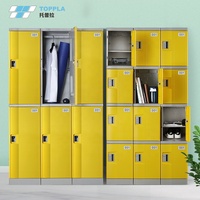 Casier scolaire 6 niveaux en plastique ABS durable et sûr, blanc, pour dortoir et salle de classe, idéal pour vestiaire et enfants - Nouveauté 2024