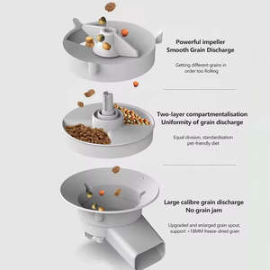고양이와 개를 위한 WiFi 원격 제어 타이머가 있는 3L 자동 애완동물 급식기 친환경 디자인 - Product Image 2