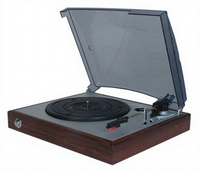 Tourne-disque vinyle rétro au design simple, prix d'usine, tourne-disque vinyle et tourne-disque Tenichis pour la maison et le bureau