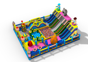 Parcours d'obstacles gonflable, toboggan, trampoline, château gonflable multifonctionnel pour enfants et adultes, jeux sportifs en plein air - Product Image 3
