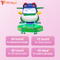 Machine de jeu d'arcade musicale chinoise-anglaise en plastique et métal, à 1 ou 2 places, à monnayeur, pour enfants, pour centres de jeux