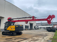 Nouvelle machine de forage rotative sur chenilles hydraulique YCR90 de marque chinoise pour travaux de pieutage sur chantier urbain étroit