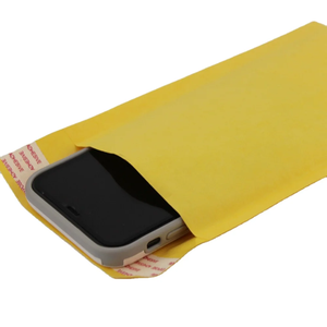 Venta Directa de Fábrica, Bolsas de Papel Burbuja Kraft Amarillo Ecológicas, Embalaje para Ropa, a Prueba de Golpes, Personalizadas - Product Image 5